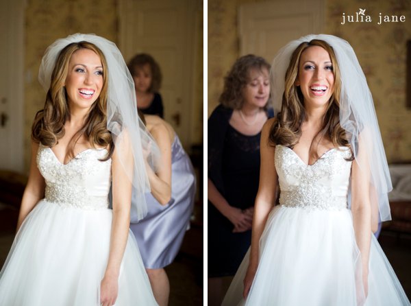 bride getting ready at cairnwood estate