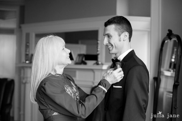 groom getting ready at cairnwood estate