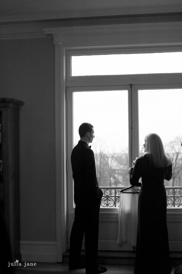groom getting ready at Cairnwood Estate