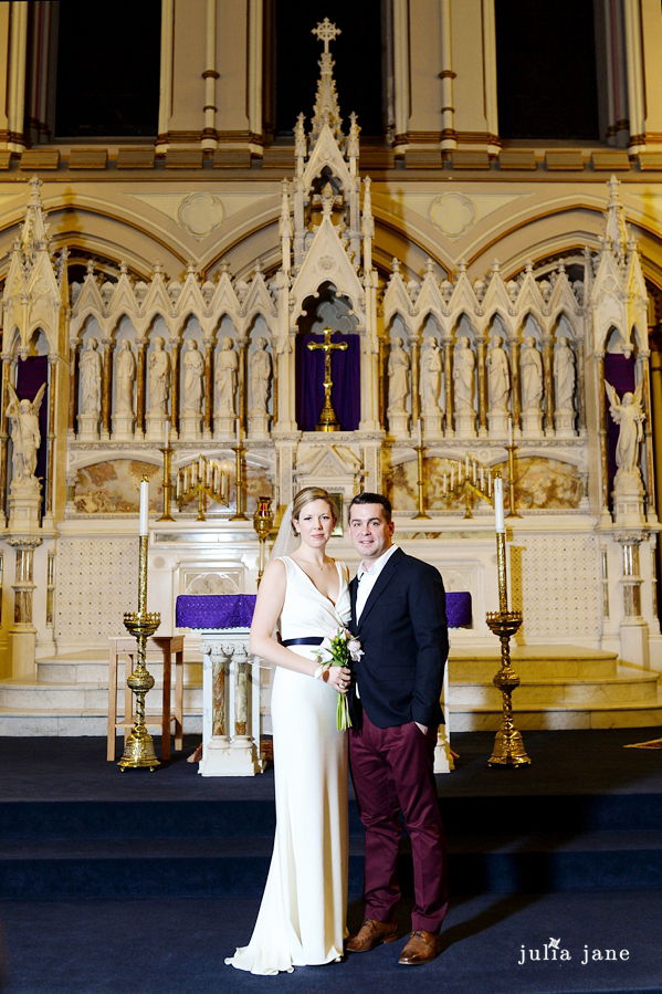 winter wedding in charlestown, boston