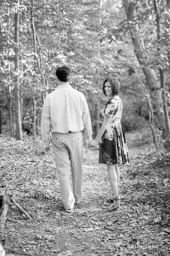 fall engagement session at tod's point