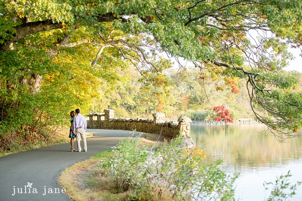 fall engagement session at tod's point