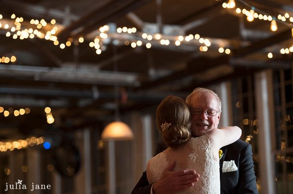 father daughter dance at the lace factory