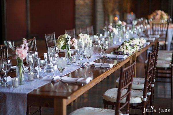 farm table at saltwater farm vineyard