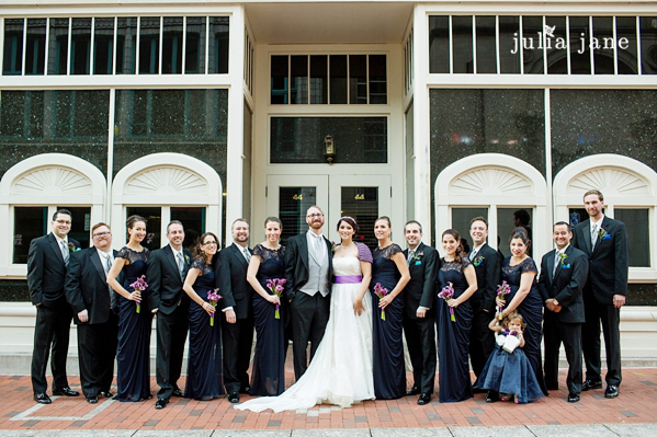 bridal party at the society room in hartford