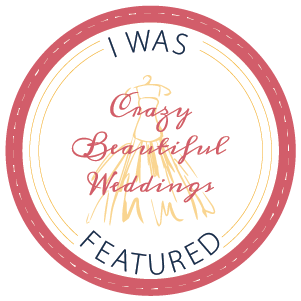 Featured on Crazy Beautiful Weddings: Rachel & Brian's Society Room Wedding